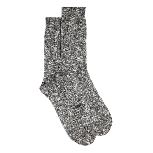 Maison Broussaud - Héritage "Henry" - chaussettes homme - coton noir – 43/46 / Noir
