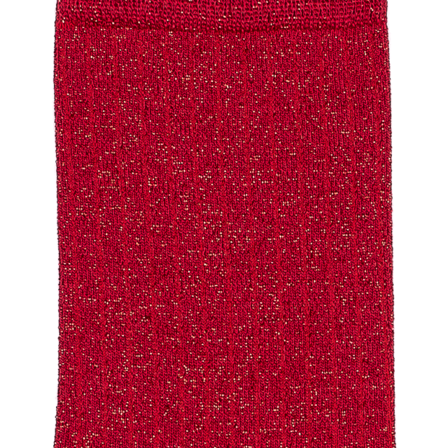 Maison Broussaud - Les côtelées Armor-lux x Maison Broussaud - chaussettes femme - coton rouge – 39/41 / ROUGE