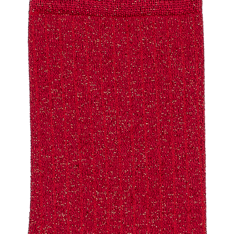 Maison Broussaud - Les côtelées Armor-lux x Maison Broussaud - chaussettes femme - coton rouge – 39/41 / ROUGE