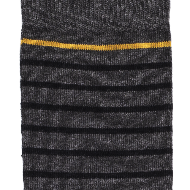 Maison Broussaud - Les marinières Armor-lux x Maison Broussaud - chaussettes homme - coton anthracite jaune – 43/46 / ANTHRACITE/NOIR/JAUNE