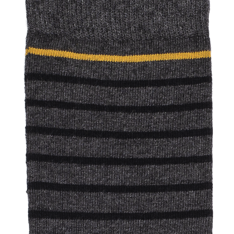 Maison Broussaud - Les marinières Armor-lux x Maison Broussaud - chaussettes homme - coton anthracite jaune – 43/46 / ANTHRACITE/NOIR/JAUNE