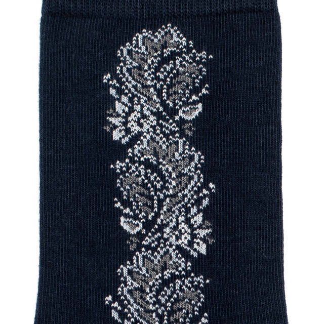 Maison Broussaud - La frise - chaussettes femme - coton marine – 39/41 / MARINE