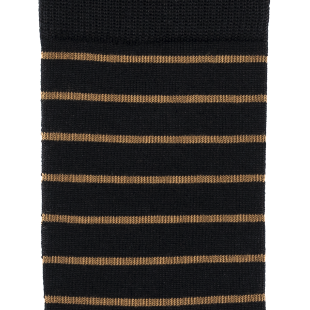 Maison Broussaud - Les marinières Armor-lux x Maison Broussaud - chaussettes homme - laine noir moka – 39/42 / NOIR/MOKA