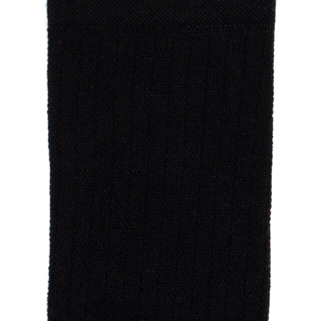 Maison Broussaud - Les rayures - chaussettes femme - coton noir – 39/41 / NOIR