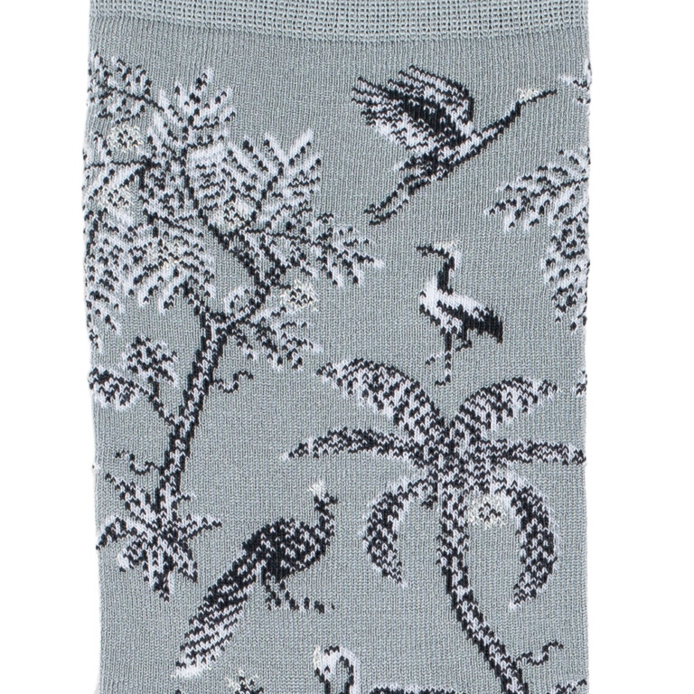 Maison Broussaud - Les tropiques - chaussettes femme - coton gris – 39/41 / GRIS