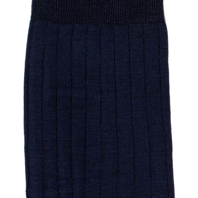 Maison Broussaud - Les fils d'Ecosse - chaussettes homme - coton marine – 43/46 / MARINE