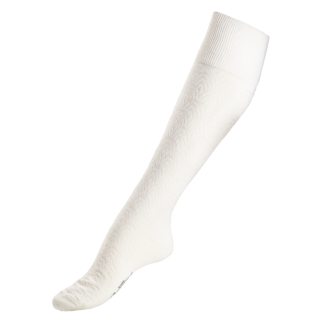 Les seigaiha – chaussettes femme – laine mérinos écru par la marque Maison Broussaud Maison Broussaud - Les seigaiha – chaussettes femme – laine mérinos écru