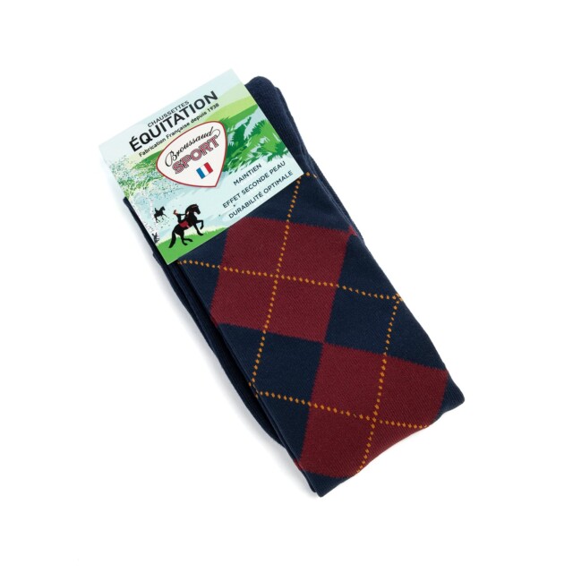 Maison Broussaud - Chaussettes d'équitation - Broussaud Sport - marine – 43/46 / MARINE