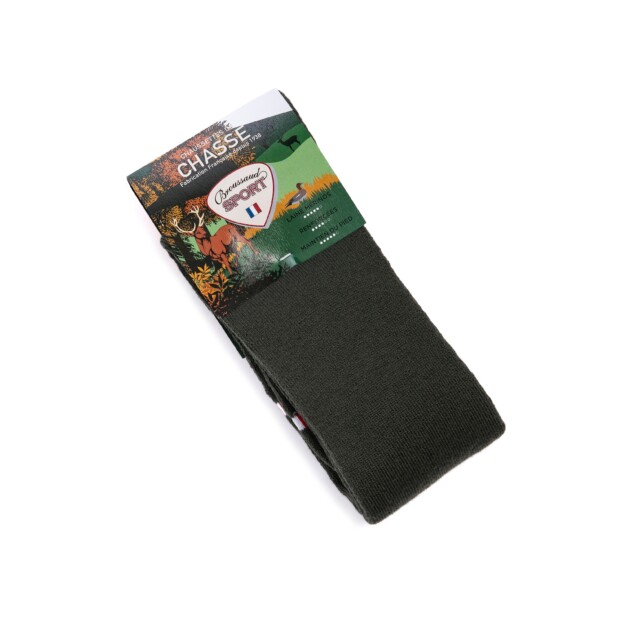 Maison Broussaud - Chaussettes de chasse - Broussaud Sport - laine kaki – 43/46 / KAKI