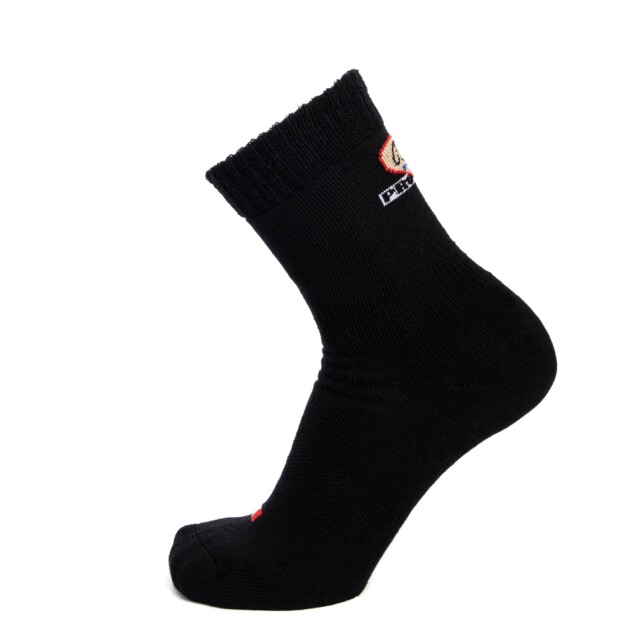 Maison Broussaud - Chaussettes de sécurité Pro-Tek renforcées - coton noir – 43/46 / NOIR