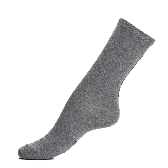 Les rock Le Bon Marché x Maison Broussaud – chaussettes femme – coton gris par la marque Maison Broussaud Maison Broussaud - Les rock Le Bon Marché x Maison Broussaud – chaussettes femme – coton gris
