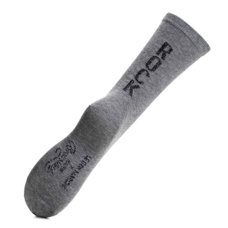 Maison Broussaud - Les rock Le Bon Marché x Maison Broussaud - chaussettes femme - coton gris – 39/41 / GRIS CLAIR