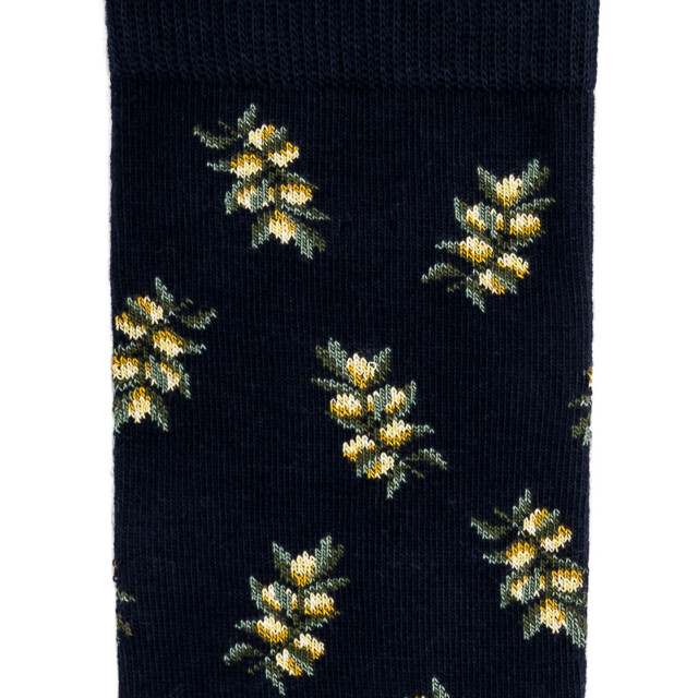 Maison Broussaud - Les olives - chaussettes homme - coton marine – 43/46 / MARINE