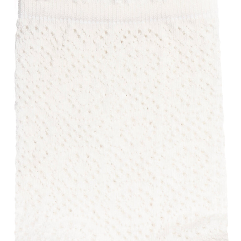 Maison Broussaud - La dentelle - chaussettes femme - coton ecru – 39/41 / ECRU
