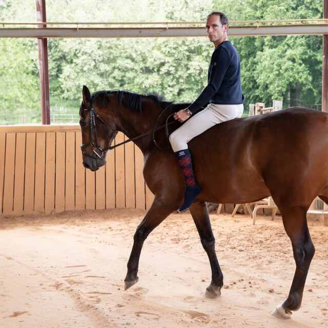 Maison Broussaud - Chaussettes d'équitation - Broussaud Sport - marine – 43/46 / MARINE