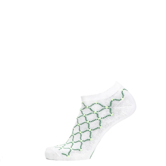 Les invisibles arabesques – chaussettes homme – coton écru par la marque Maison Broussaud Maison Broussaud - Les invisibles arabesques – chaussettes homme – coton écru