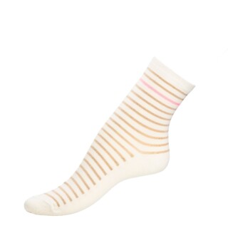 Les marinières – chaussettes femme – coton écru par la marque Maison Broussaud Maison Broussaud - Les marinières – chaussettes femme – coton écru