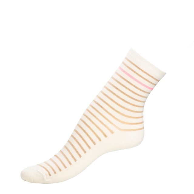 Les marinières – chaussettes femme – coton écru par la marque Maison Broussaud Maison Broussaud - Les marinières – chaussettes femme – coton écru