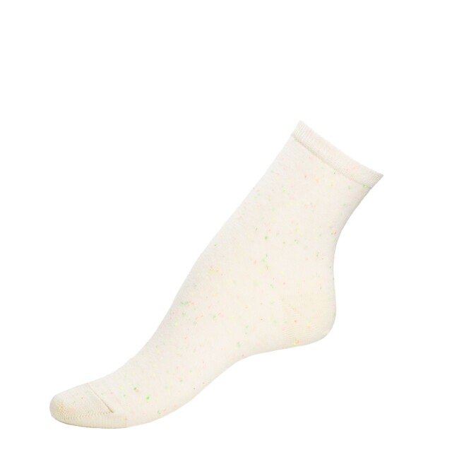 Maison Broussaud - La mouchetée – chaussettes femme – coton écru