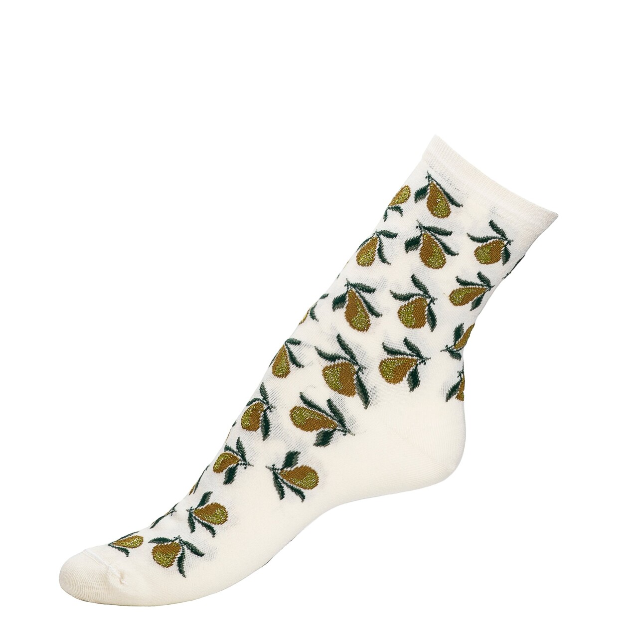 MG 0873 Maison Broussaud - Les poires - chaussettes femme - coton écru – 39/41 / ECRU