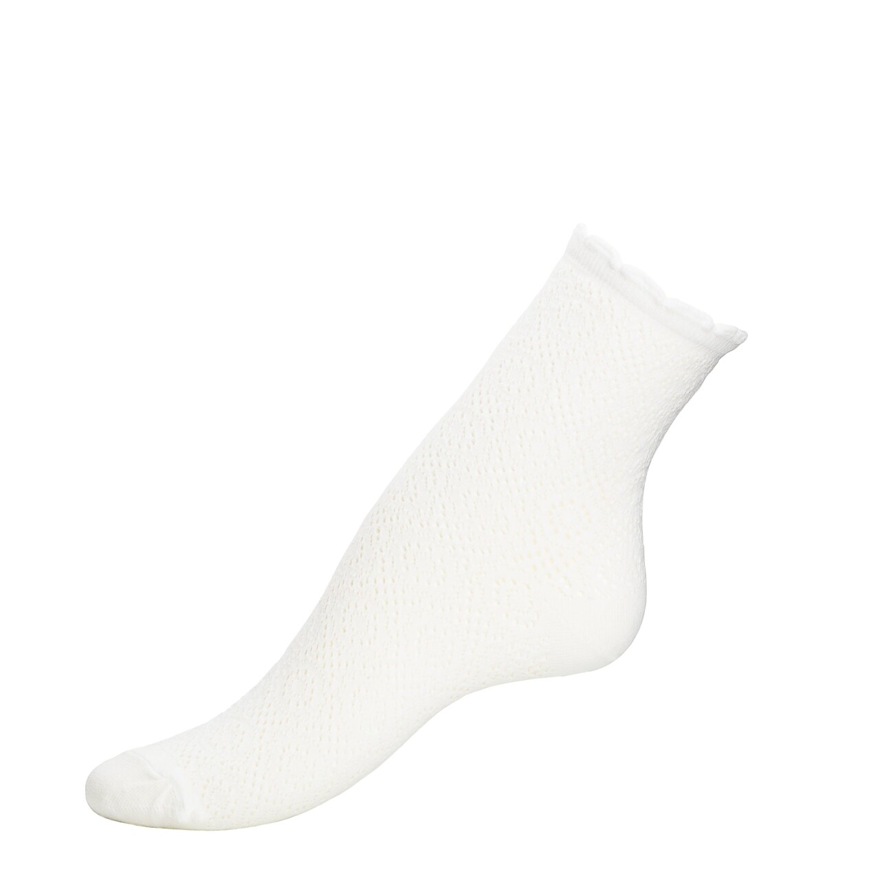 MG 0878 Maison Broussaud - La dentelle - chaussettes femme - coton ecru – 36/38 / ECRU
