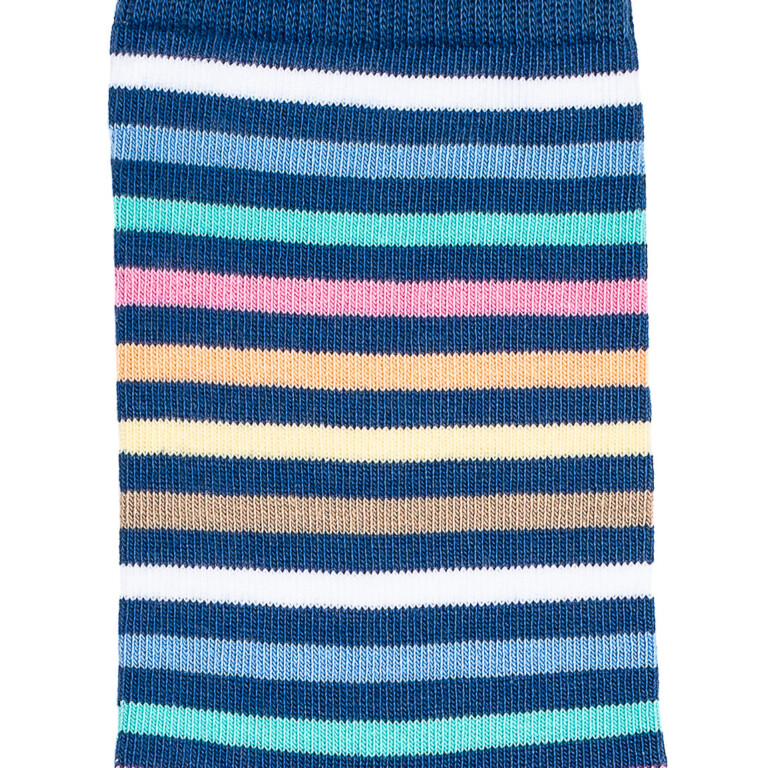 Maison Broussaud - Les rayures-multico Armor-lux x Maison Broussaud - chaussettes femme - coton bleu – 39/41 / BLEU