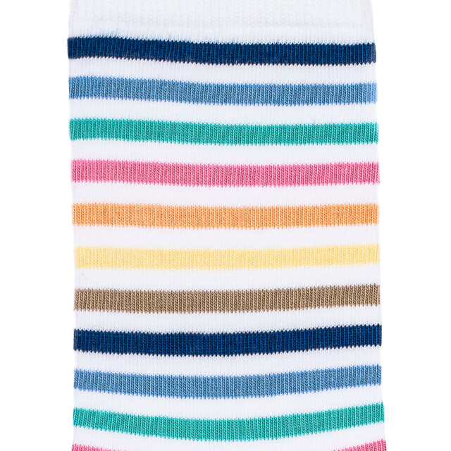 Maison Broussaud - Les rayures-multico Armor-lux x Maison Broussaud - chaussettes femme - coton blanc – 39/41 / BLANC