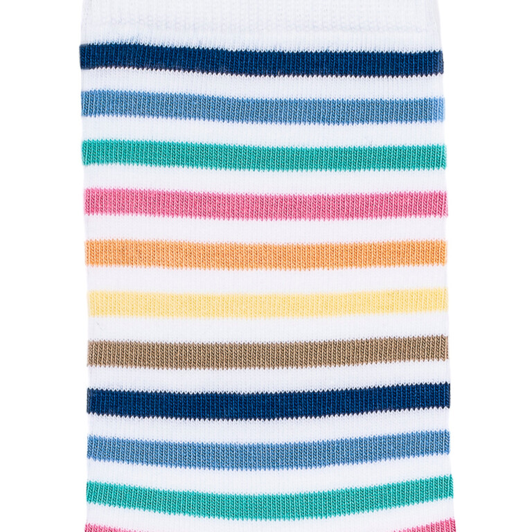 Maison Broussaud - Les rayures-multico Armor-lux x Maison Broussaud - chaussettes femme - coton blanc – 39/41 / BLANC
