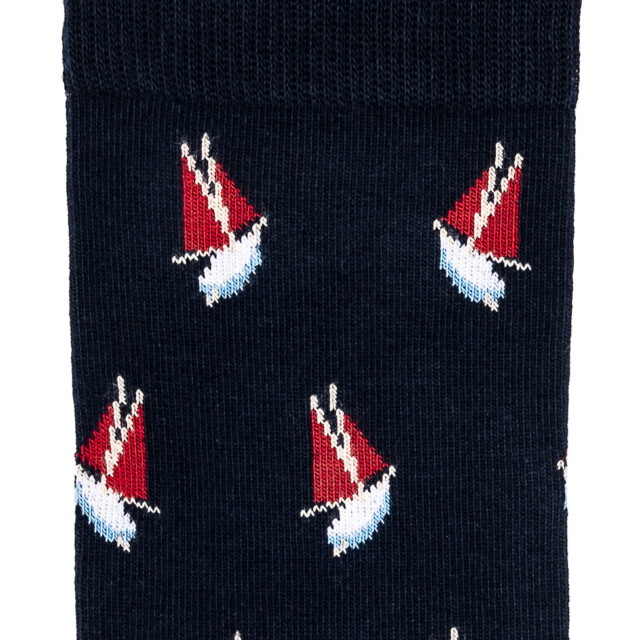 Maison Broussaud - Les voiliers Armor-lux x Maison Broussaud - chaussettes homme - coton marine – 43/46 / MARINE