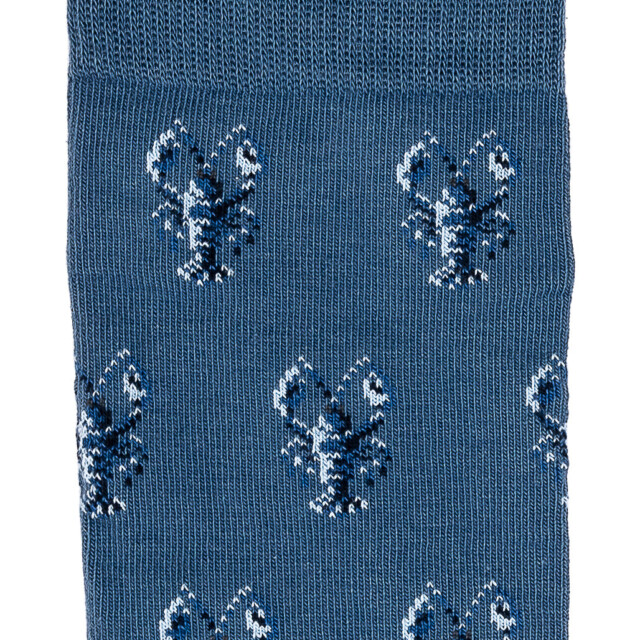 Maison Broussaud - Les homards Armor-lux x Maison Broussaud - chaussettes homme - coton bleu – 43/46 / BLEU