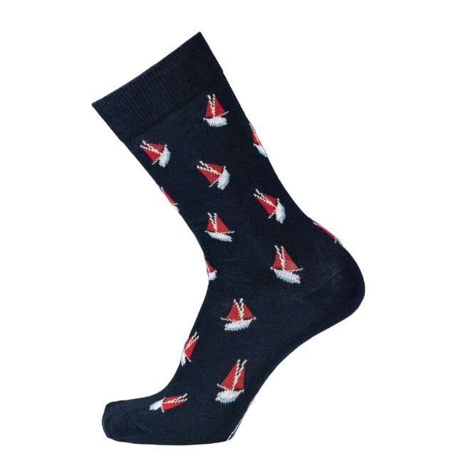 Les voiliers Armor-lux x Maison Broussaud – chaussettes homme – coton marine par la marque Maison Broussaud Maison Broussaud - Les voiliers Armor-lux x Maison Broussaud – chaussettes homme – coton marine
