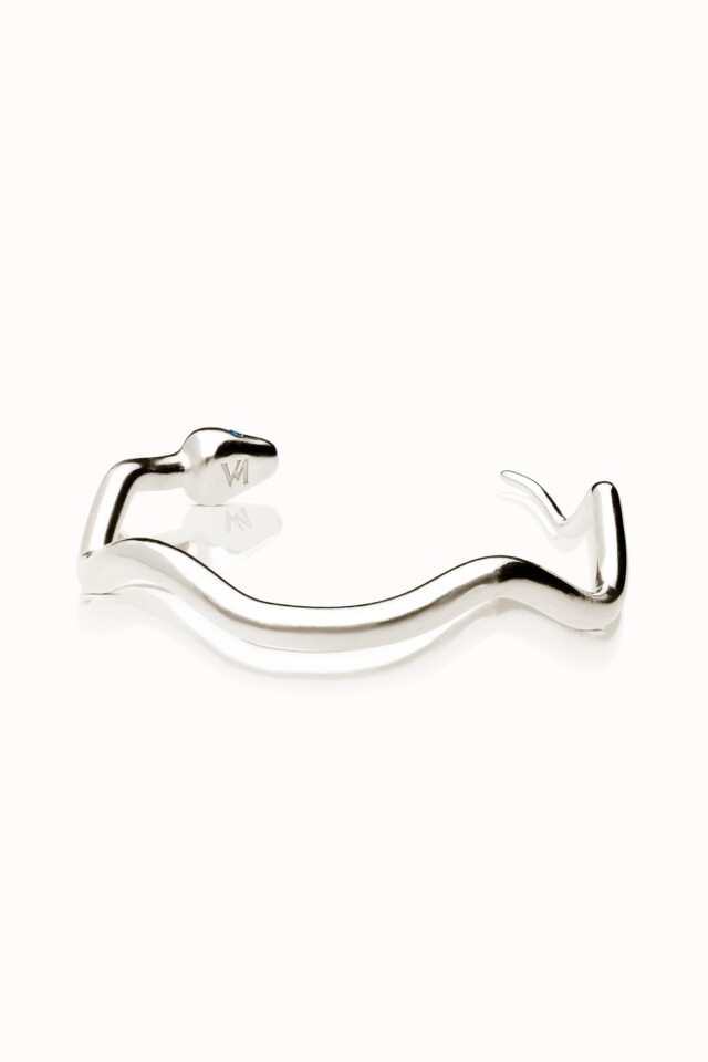 Violaine Muras - Bracelet quiétude à topaze bleue