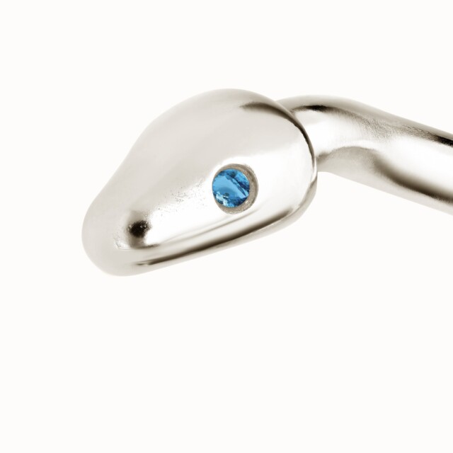 Violaine Muras - Bracelet quiétude à topaze bleue