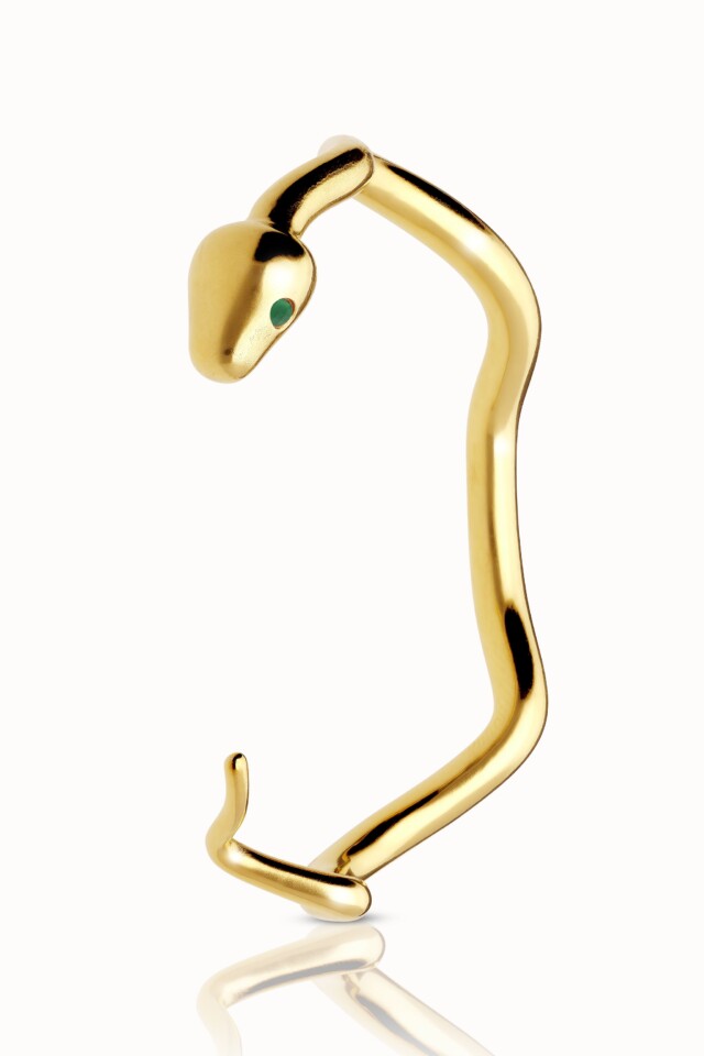 Bracelet quiétude à onyx vert par la marque Violaine Muras Violaine Muras - Bracelet quiétude à onyx vert