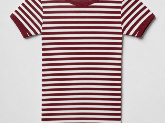 Maillot de Corps Bordeaux Ecru en coton Bio Les Tricots Marcel -