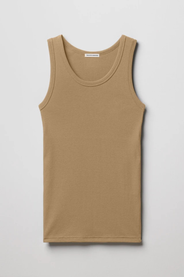 Tricots Marcel - Débardeur Femme Marcel Signature – Beige Kraft
