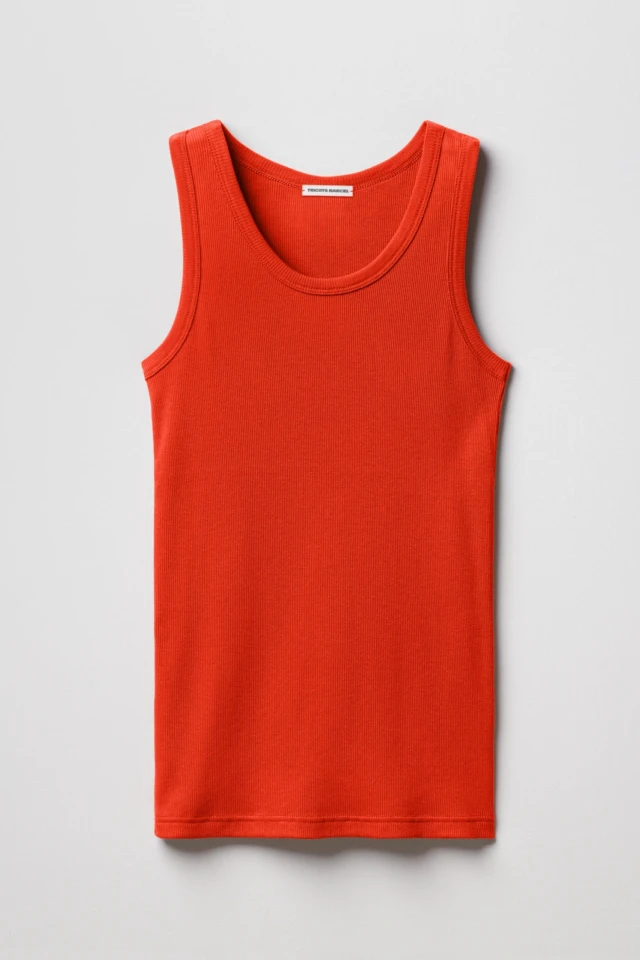 Débardeur Marcel Signature – Orange par la marque Tricots Marcel Tricots Marcel - Débardeur Marcel Signature – Orange