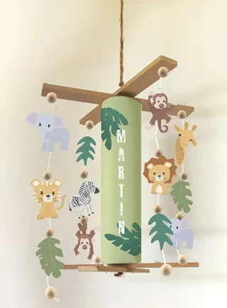 L’Atelier BABY’SPHERE - DIY pour réaliser un mobile sur le thème safari