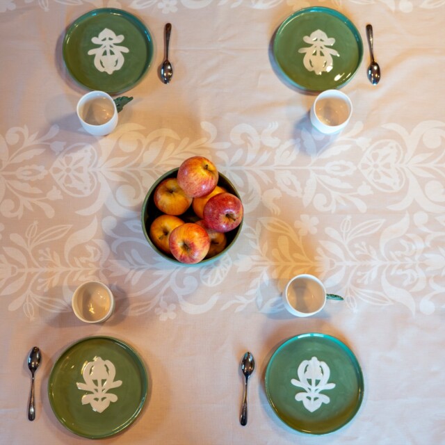 Maison Primavera - Nappe Grès rose - Origines