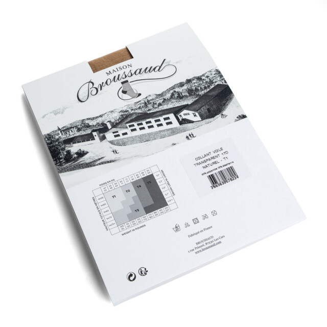 Maison Broussaud - Collant voile 17D – T4 / Noir