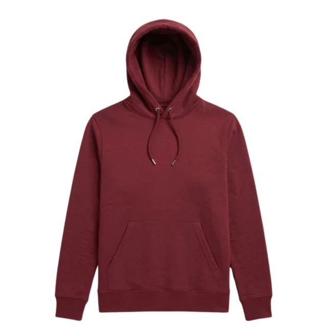 PALÂBA - Hoodie bordeaux homme | Coton bio – XL