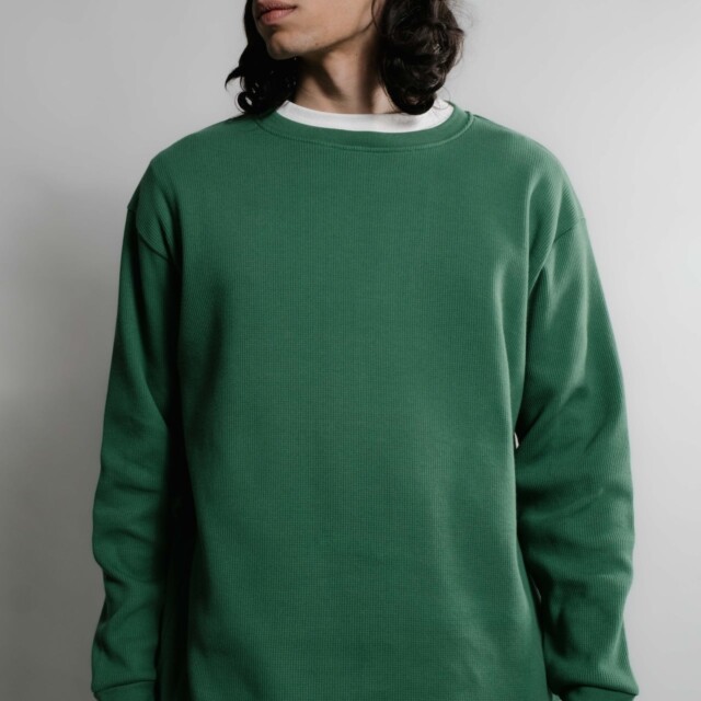 Nitto Knitwear - Vahé manches longues - Vert – L