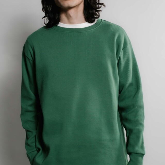 Nitto Knitwear - Vahé manches longues - Vert – L