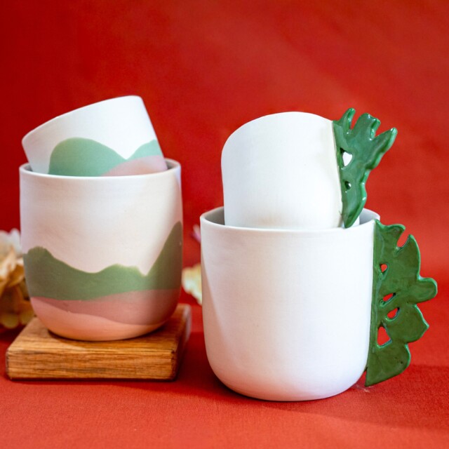 Maison Primavera - OFFRE "Petit et grand buveur" - Origines – 1 tasse café + 1 tasse thé Vosges