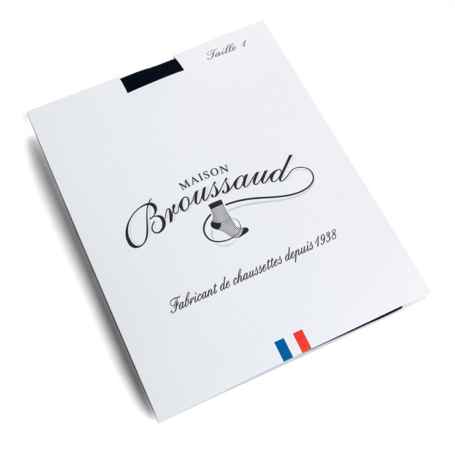Maison Broussaud - Collant uni opaque marine 60D – T4 / Marine