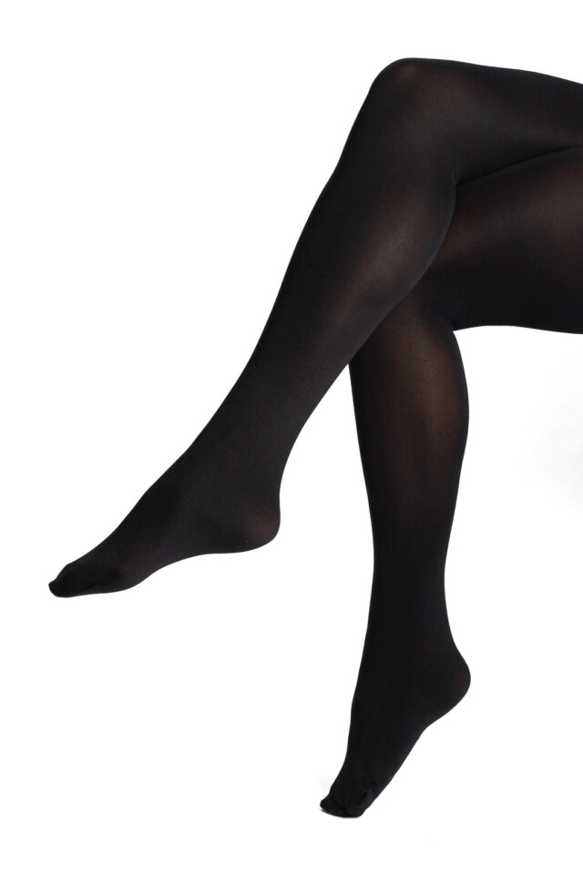 Collant uni opaque noir 60D par la marque Maison Broussaud Maison Broussaud - Collant uni opaque noir 60D