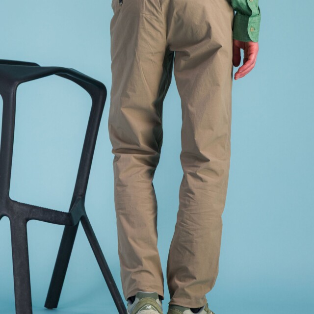 JAGVI. Rive Gauche - City pant coton BIO léger marron glacé