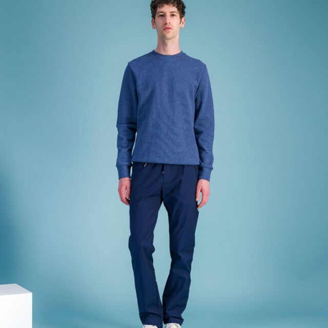 JAGVI. Rive Gauche - Sporty city pant bleu
