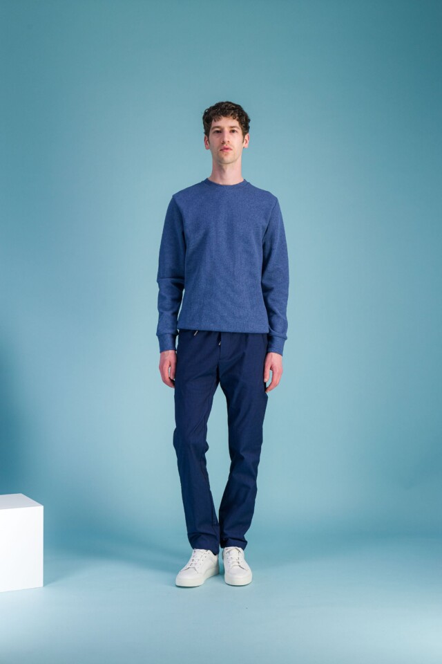 JAGVI. Rive Gauche - Sporty city pant bleu