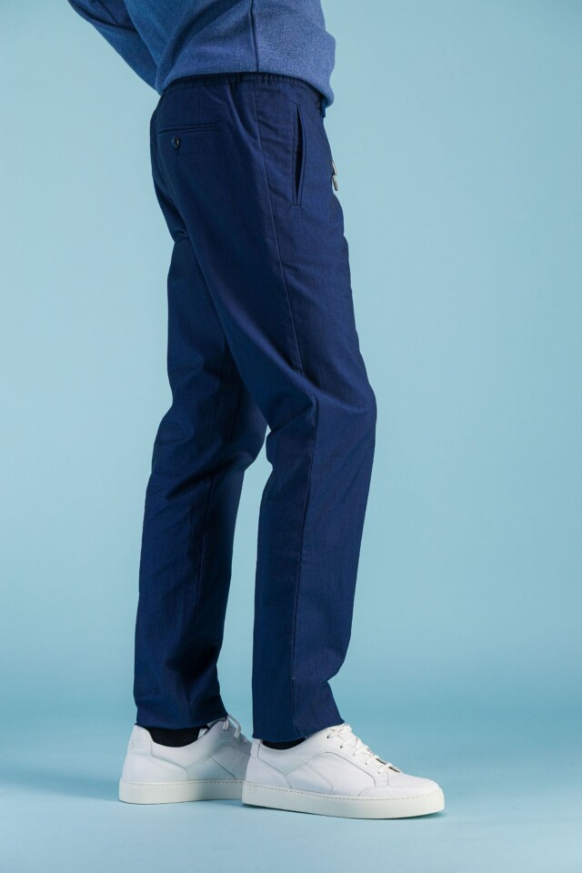 JAGVI. Rive Gauche - Sporty city pant bleu